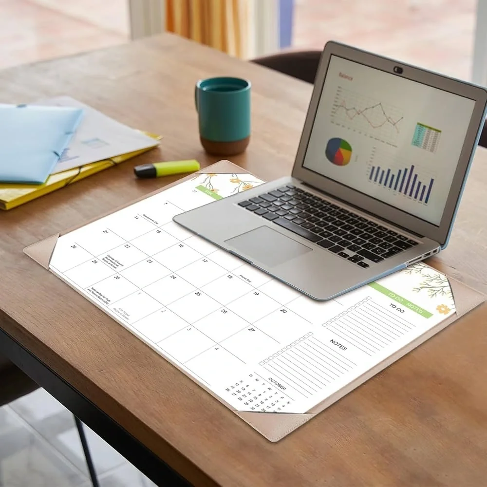 Desk Calendar 2026 with Desk Mat